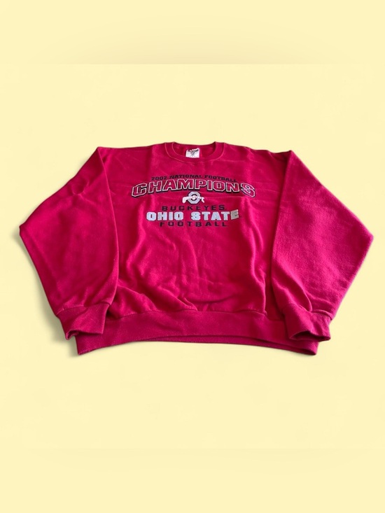 Jerzees Other - Vintage 2002 Ohio State Buckeyes National Champions Sweatshirt Men’s Large Red